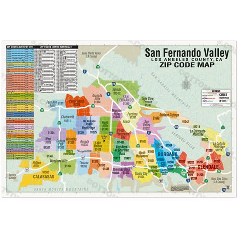 san fernando valley zip codes.